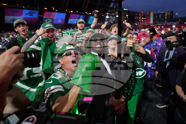 APTOPIX NFL Draft Football