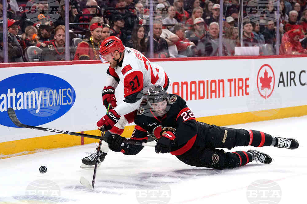 Hurricanes Senators Hockey