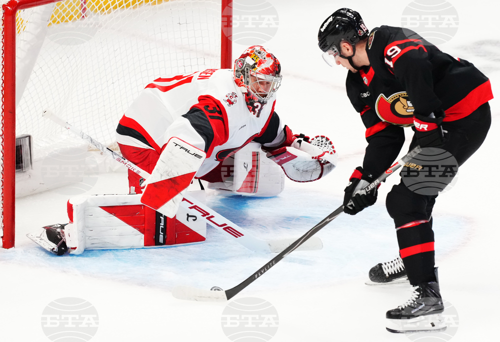 Hurricanes Senators Hockey