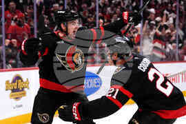 Hurricanes Senators Hockey