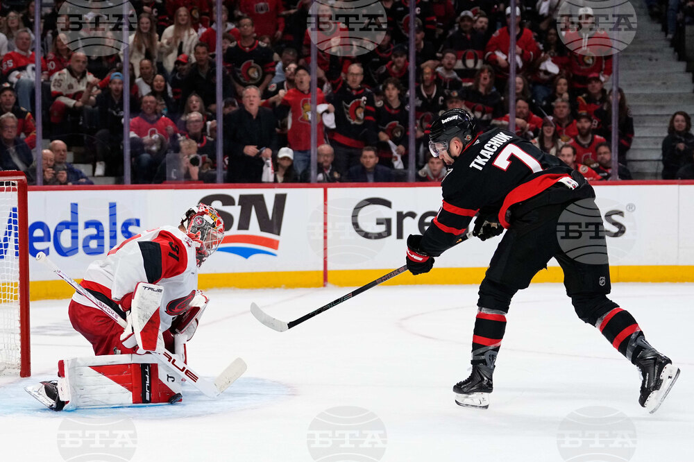 Hurricanes Senators Hockey