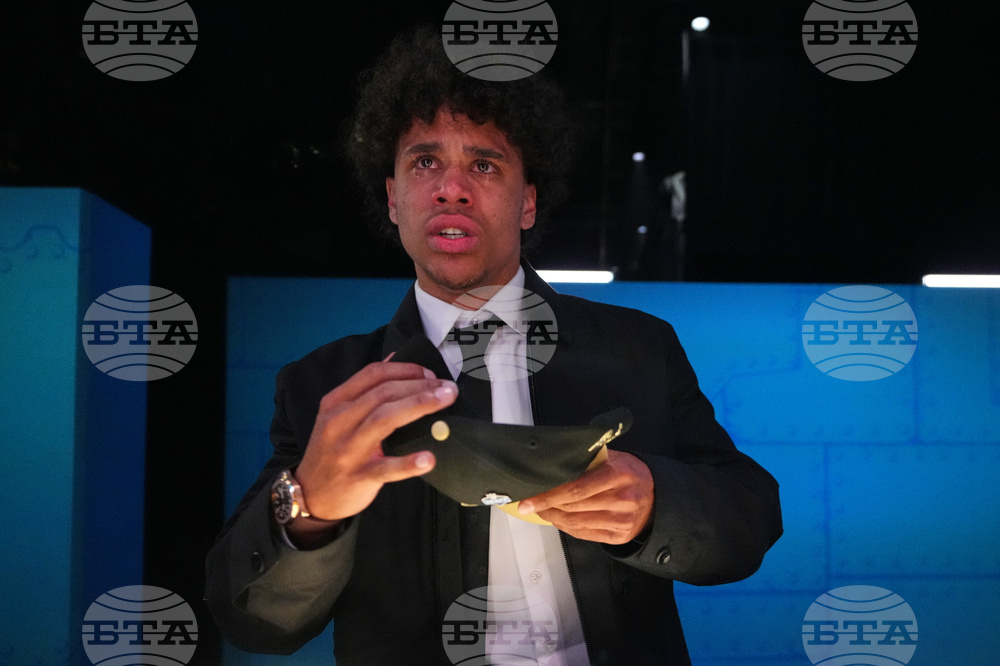 APTOPIX NFL Draft Football