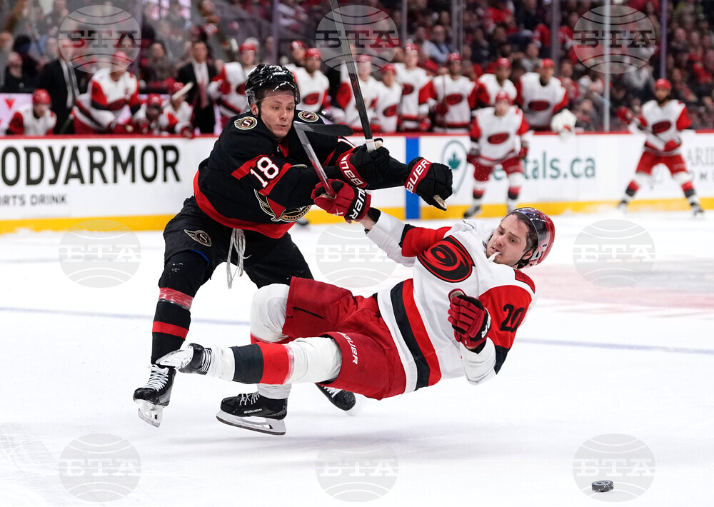 Hurricanes Senators Hockey