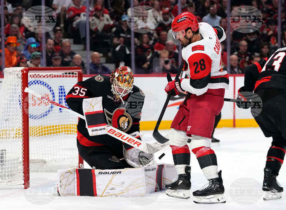Hurricanes Senators Hockey