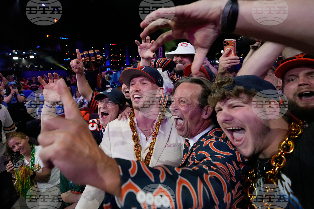 APTOPIX NFL Draft Football