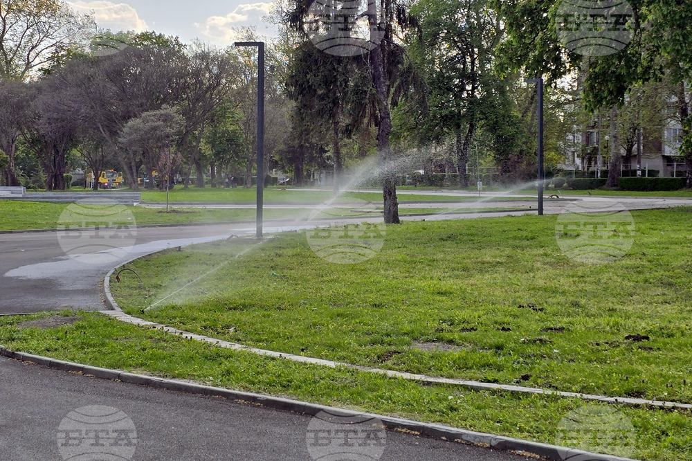 Видин - Крайдунавски парк - поливна система
