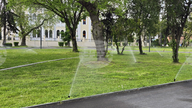 Крайдунавският парк във Видин разполага с нова модерна поливна система