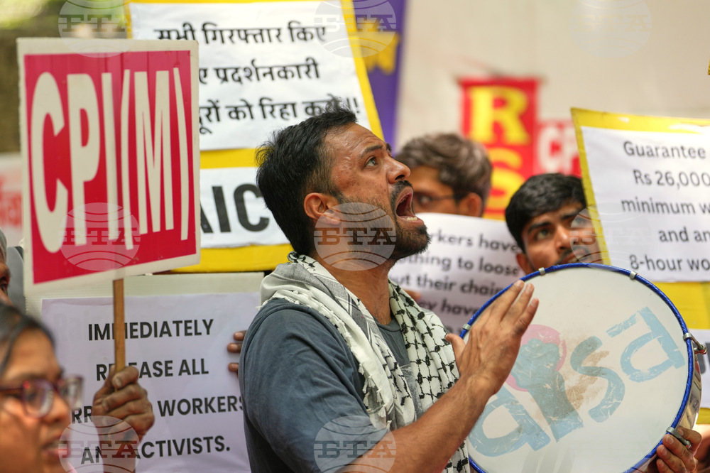 India Labor Protest