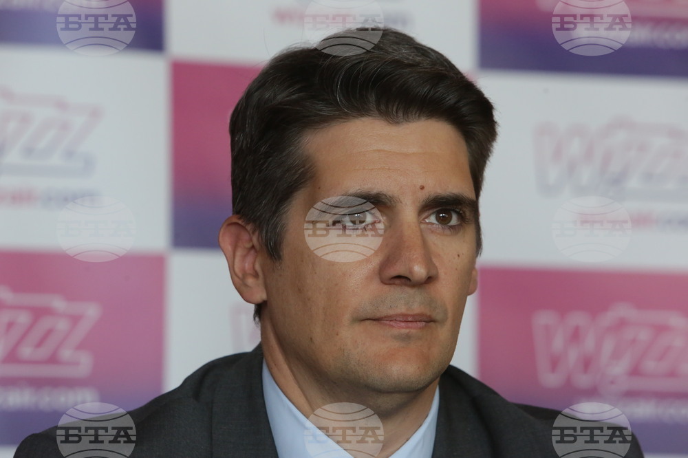 Летище София - пресконференция - първи полет - Хесус Кабайеро