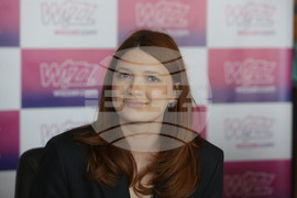 Летище София - пресконференция - първи полет - Тамара Никифоров