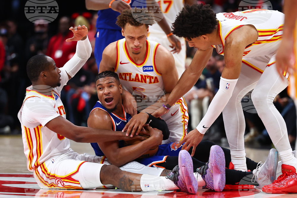 APTOPIX Knicks Hawks Basketball