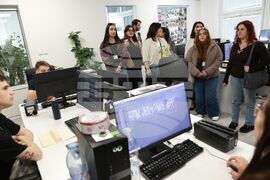 Българска телеграфна агенция - Атински национален университет - студенти - посещение