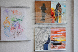 Бургас - музикално училище - годишна изложба