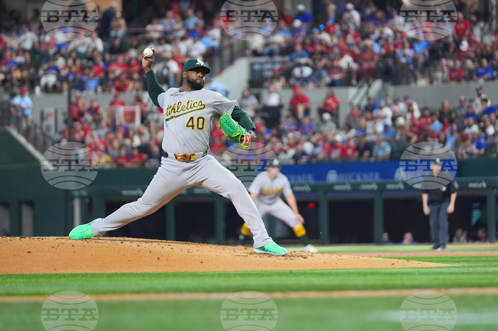 Athletics Rangers Baseball