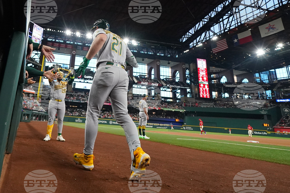 Athletics Rangers Baseball