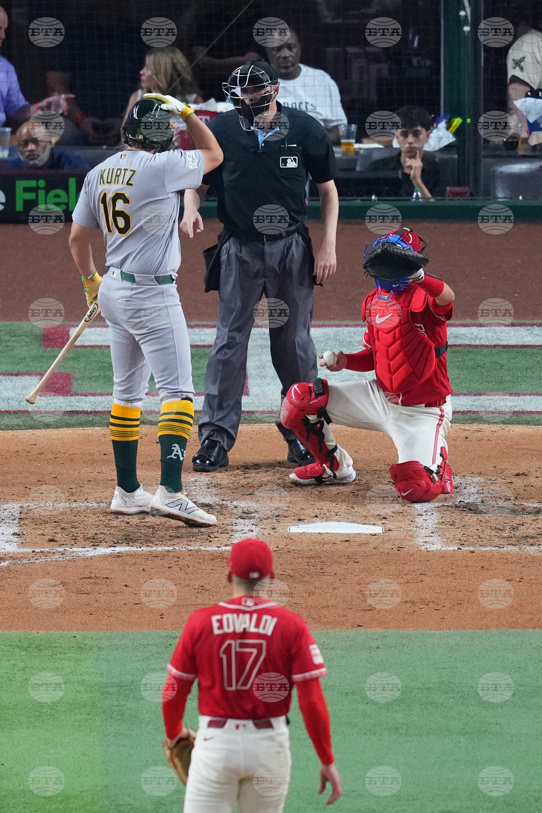 Athletics Rangers Baseball