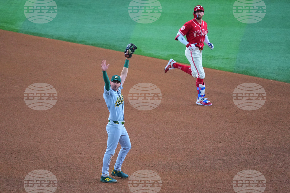 Athletics Rangers Baseball