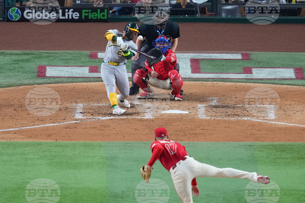 Athletics Rangers Baseball