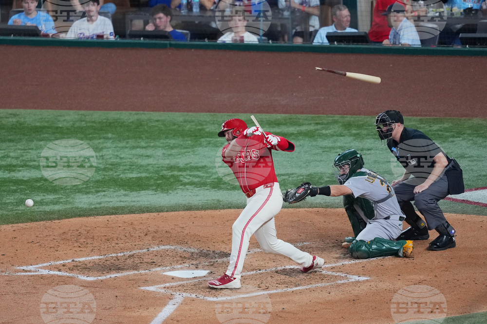 Athletics Rangers Baseball