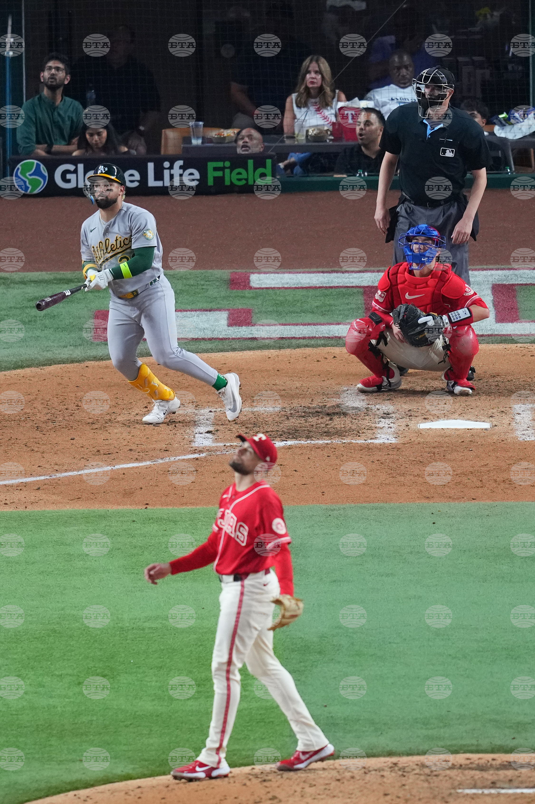 Athletics Rangers Baseball