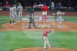 Athletics Rangers Baseball
