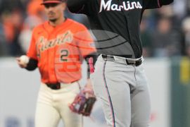 Marlins Giants Baseball