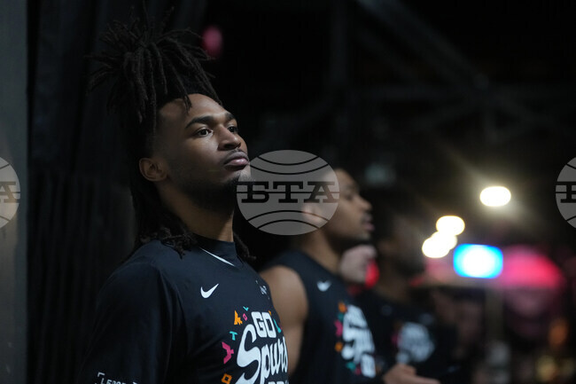 Spurs Trail Blazers Basketball