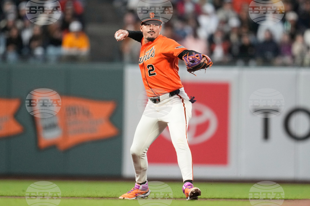 Marlins Giants Baseball