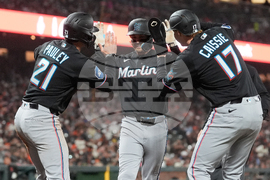 Marlins Giants Baseball