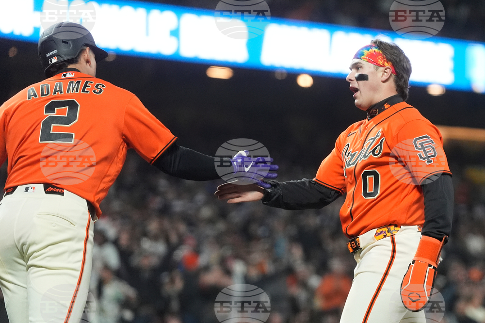 Marlins Giants Baseball