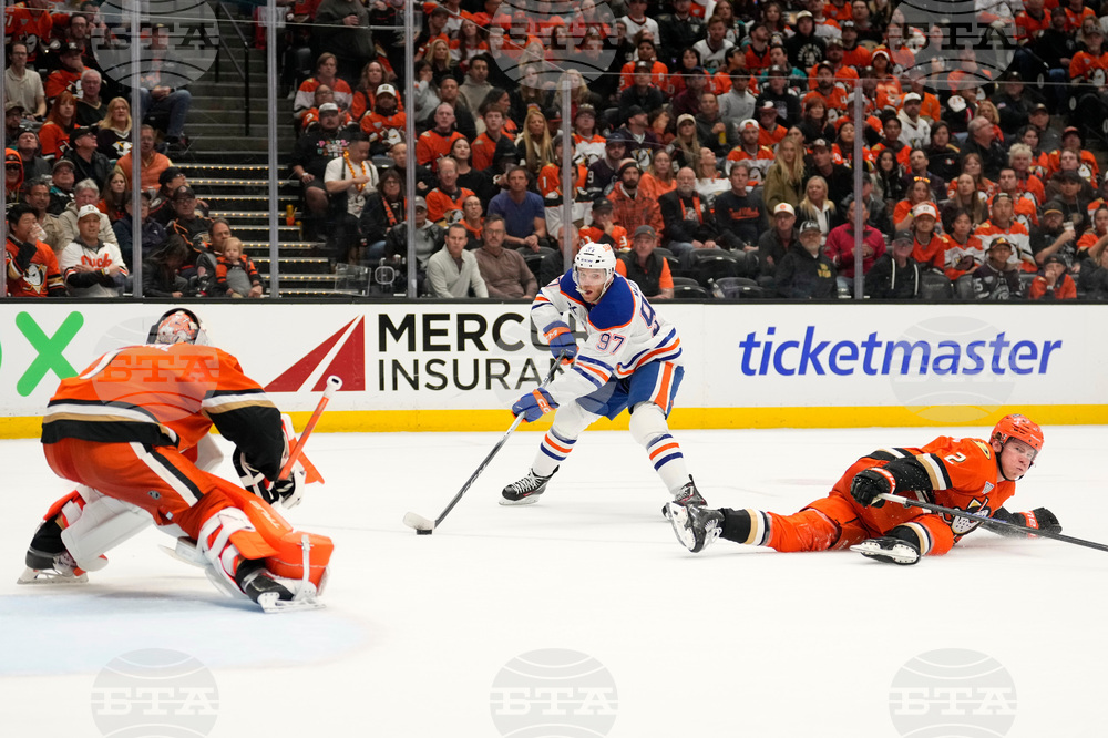 Oilers Ducks Hockey