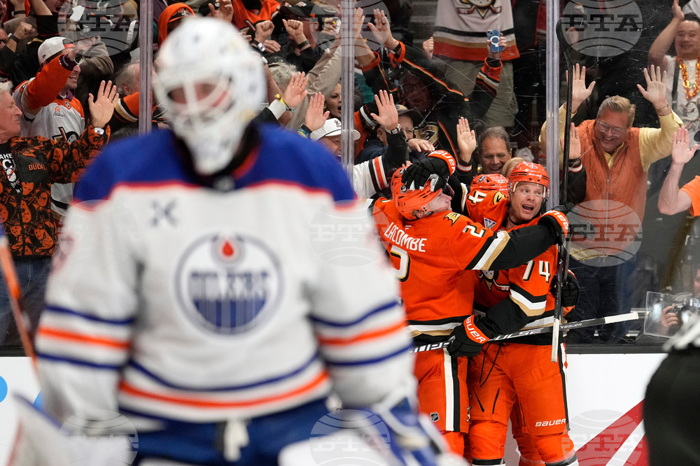 Oilers Ducks Hockey