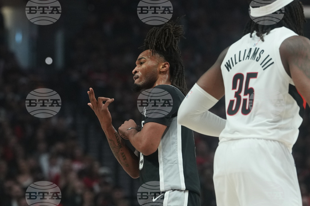 Spurs Trail Blazers Basketball