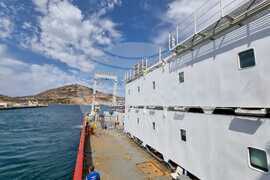 Испания - Антарктида - НИК 421 отплава от испанското пристанище Картахена