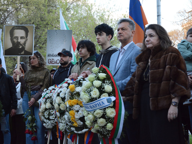 Варна почете паметта на жертвите на Арменския геноцид