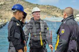 Испания - Антарктида - НИК 421 отплава от испанското пристанище Картахена