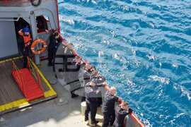 Испания - Антарктида - НИК 421 отплава от испанското пристанище Картахена