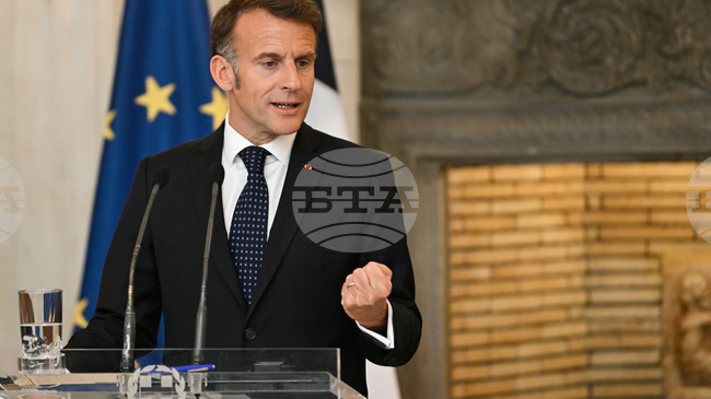 Президентът на Франция Еманюел Макрон предвижда победа на Пари Сен Жермен в първия полуфинал на Шампионската лига по футбол срещу Байерн