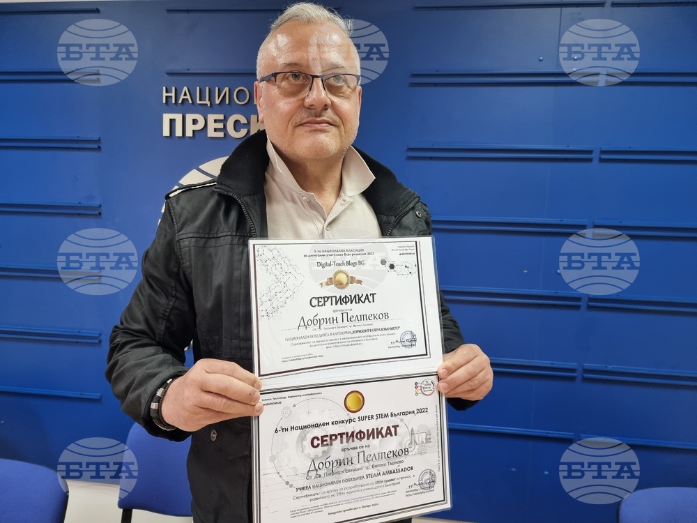 Национален пресклуба на БТА Велико Търново - ученици - пресконференция - Добрин Пелтеков