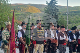 Село Баня - възстановка - 150 години от Априлската епопея