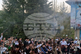 Село Баня - възстановка - 150 години от Априлската епопея