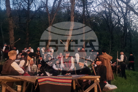 Село Баня - възстановка - 150 години от Априлската епопея