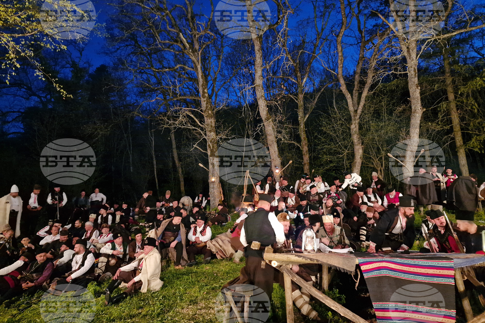 Село Баня - възстановка - 150 години от Априлската епопея