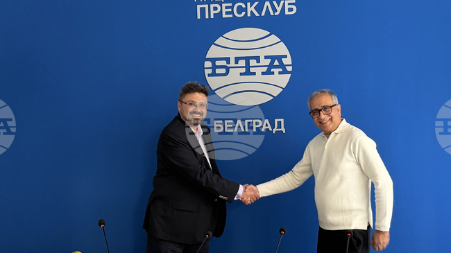 Ръководителят на националната информационна агенция на Индия ПТИ посети Националния пресклуб на БТА в Белград 