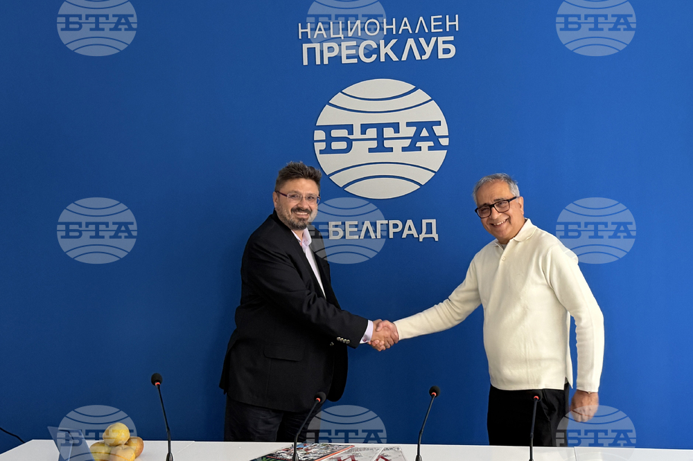 Национален пресклуб на БТА Белград - Виджай Джоши - Кирил Вълчев - посещение