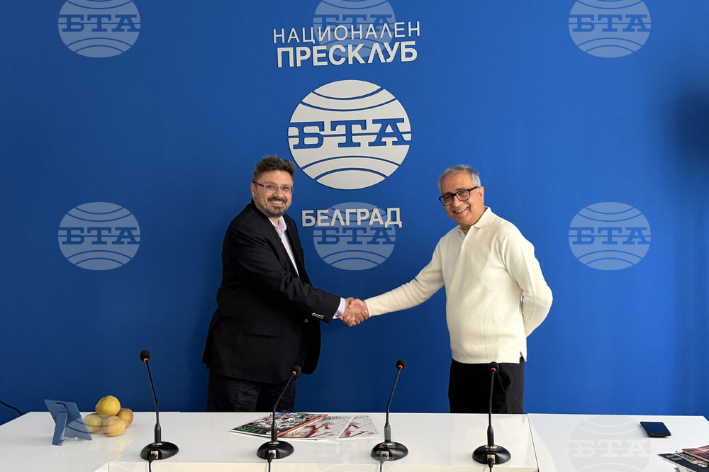Национален пресклуб на БТА Белград - Виджай Джоши - Кирил Вълчев - посещение