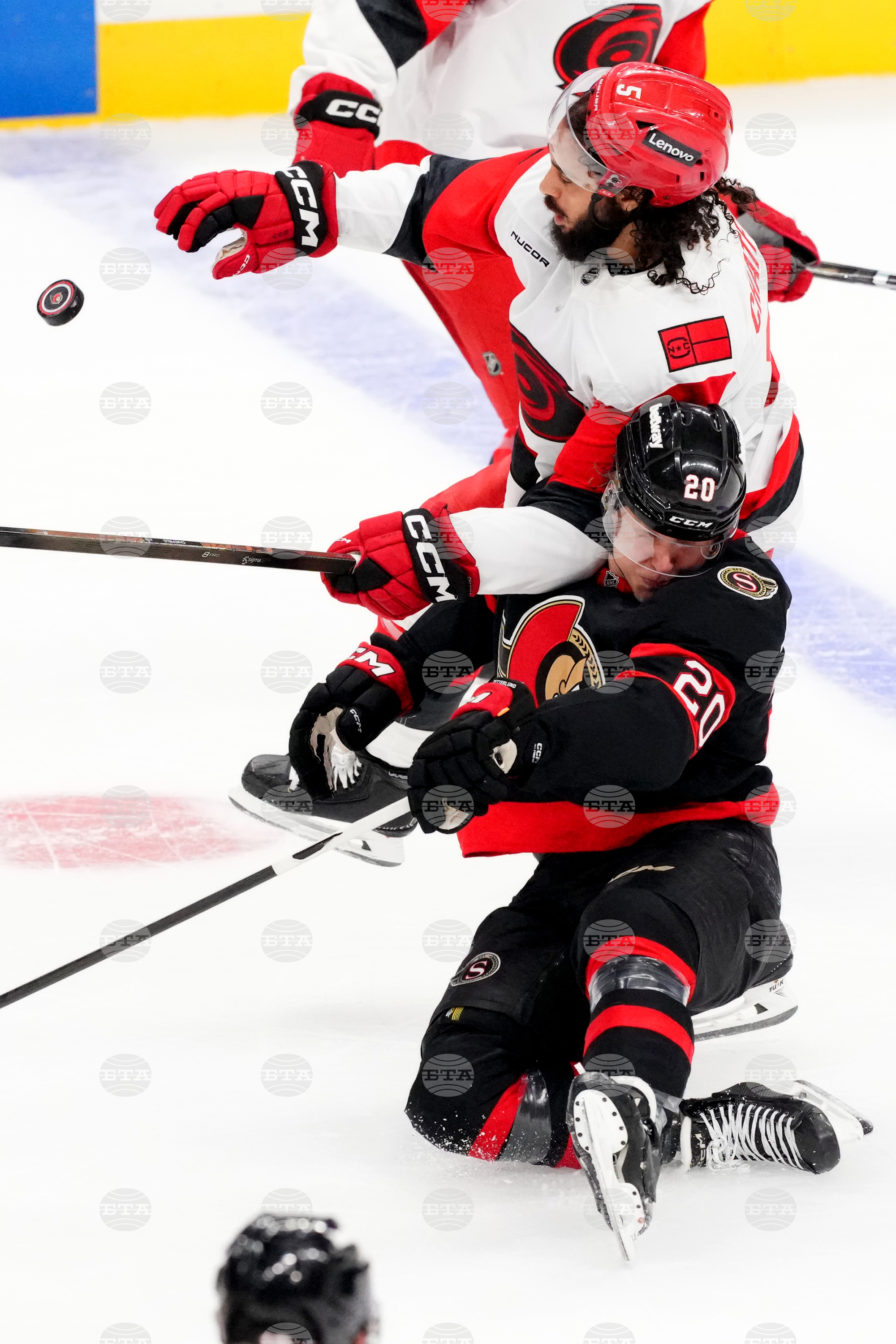 Hurricanes Senators Hockey