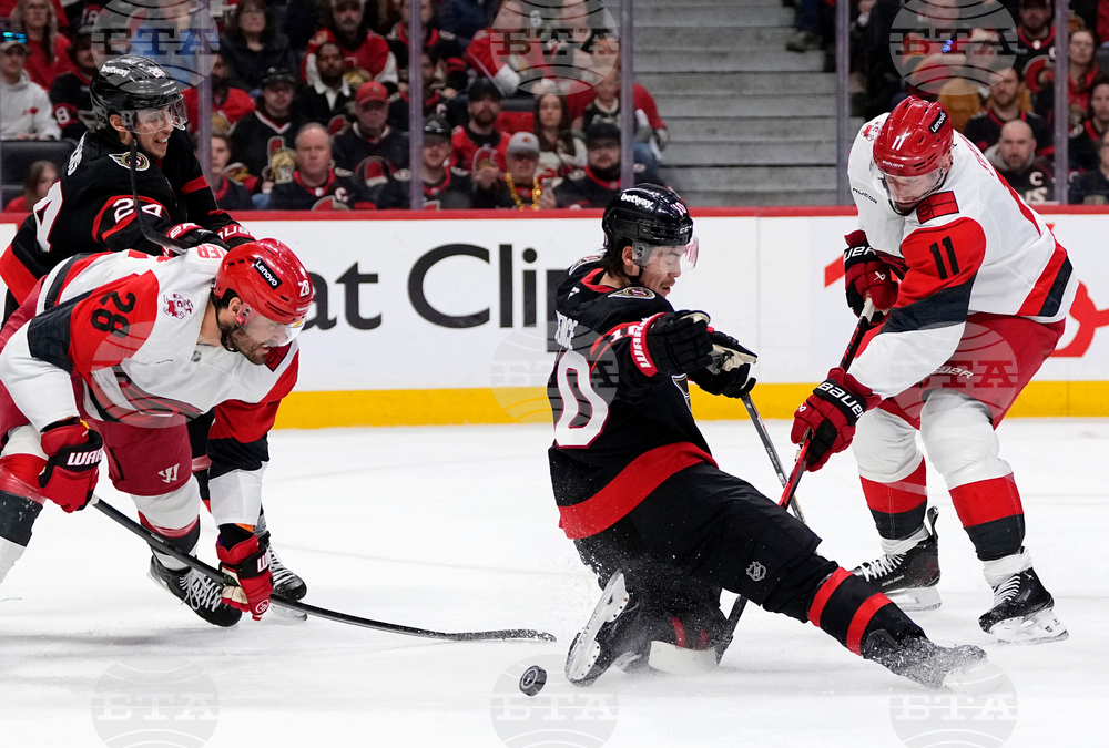 Hurricanes Senators Hockey