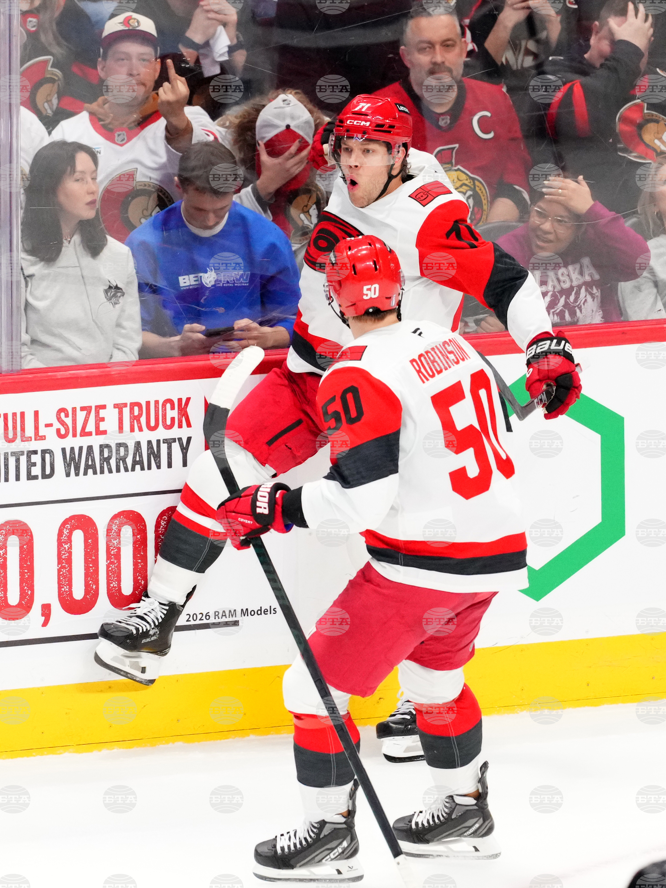 Hurricanes Senators Hockey