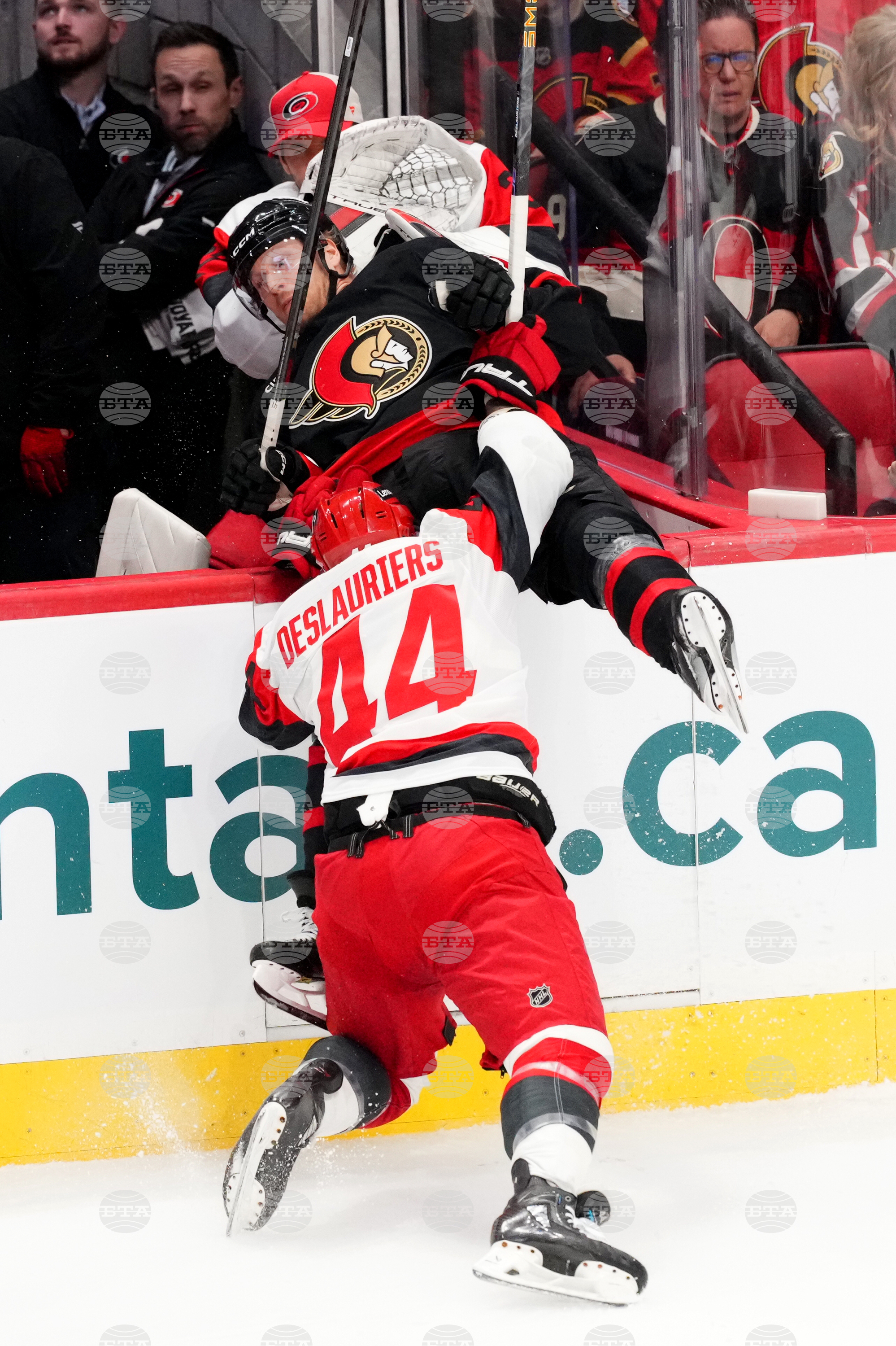 Hurricanes Senators Hockey
